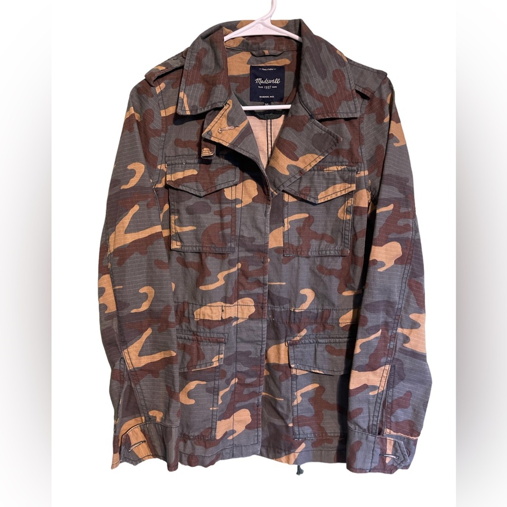 Madewell Womens S Outbound Camo Utility Jacket